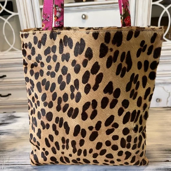♥️SOLD♥️🍀💁🏻♀️Dolce & Gabbana Leopard Pony Hair Tote🍀💁🏻♀️ - Picture 13 of 17